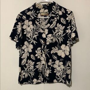 021 Havana Jack’s Cafe Women’s Button Down Hawaiian Shirt